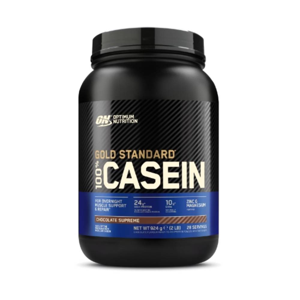 Black Friday - Reduceri Gold Standard 100% Casein pudra, 908g, Optimum Nutriton, Caseina Chocolate Promotie 1