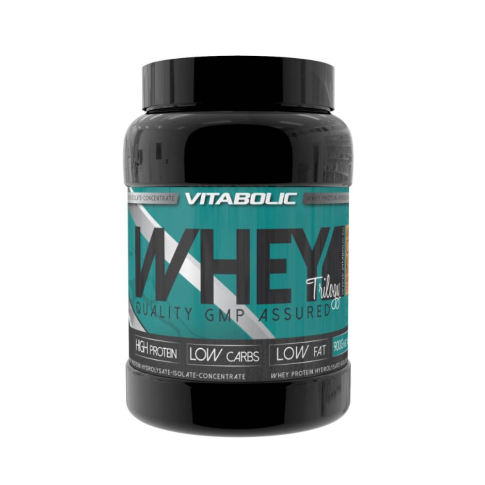 Proteine New Whey Trilogy pudra, 900g, Vitabolic, Blend proteic Triple Chocolate 1