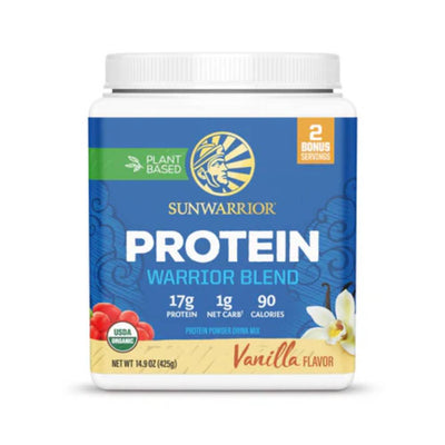 Proteina vegetala | Protein Warrior Blend pudra, 375g, Sunwarrior, Proteina vegetala 0