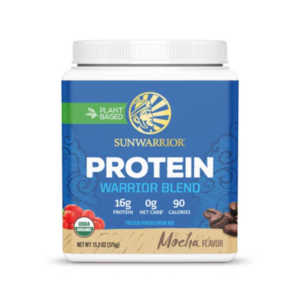 Proteina vegetala | Protein Warrior Blend pudra, 375g, Sunwarrior, Proteina vegetala 2