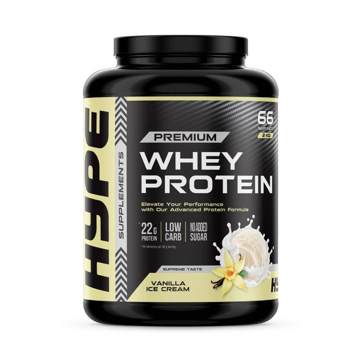 Black Friday - Reduceri Proteina de zer Premium, pudra, 2kg, Hype Supplements Vanilla Ice Cream Promotie 1