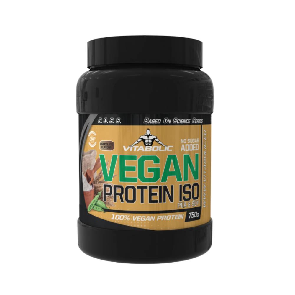 Proteine Proteina vegana pudra, 750g, Vitabolic, Cu adaos de Spirulina si Chlorella 1