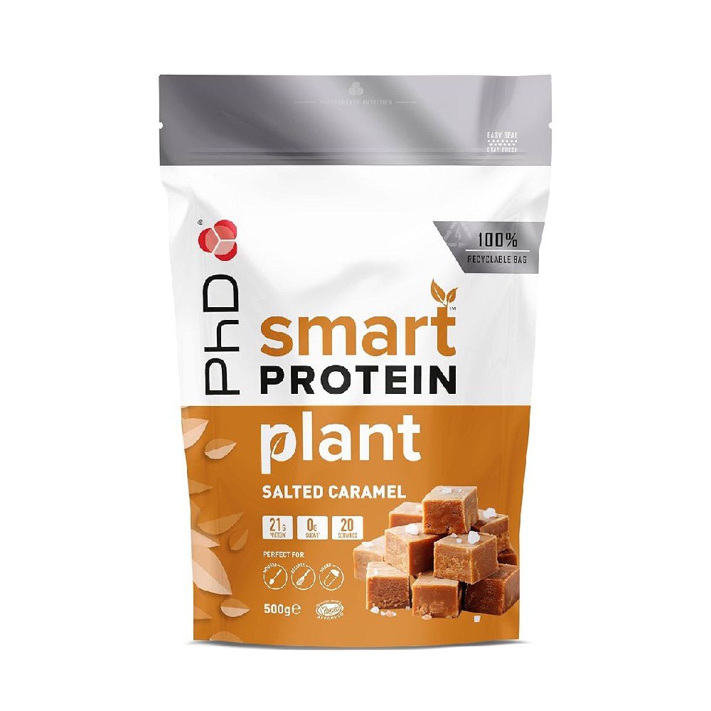 Black Friday - Reduceri Smart Protein Plant, pudra, 500g, PHD, Proteina vegetala Salted Caramel Promotie 1