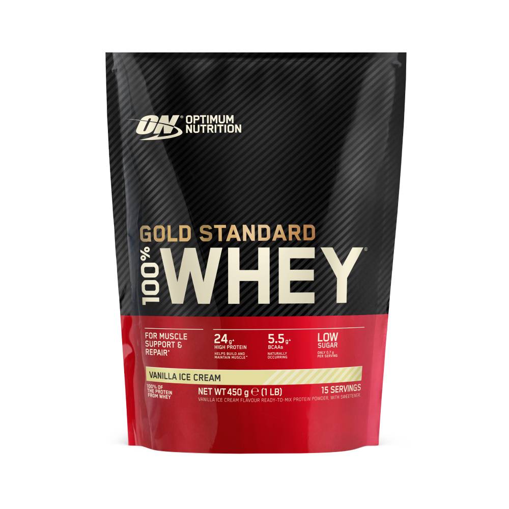 Optimum Nutrition | Whey Gold Standard pudra, 450g, Optimum Nutrition, Proteina din zer 0