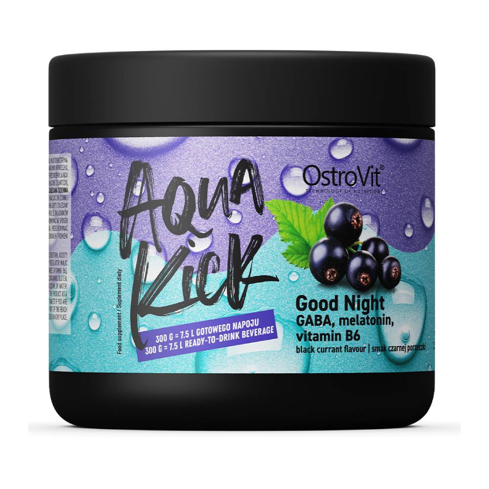 Suplimente pentru somn | Aqua Kick Good Night pudra, 300g, Ostrovit, Supliment alimentar pentru relaxare 0