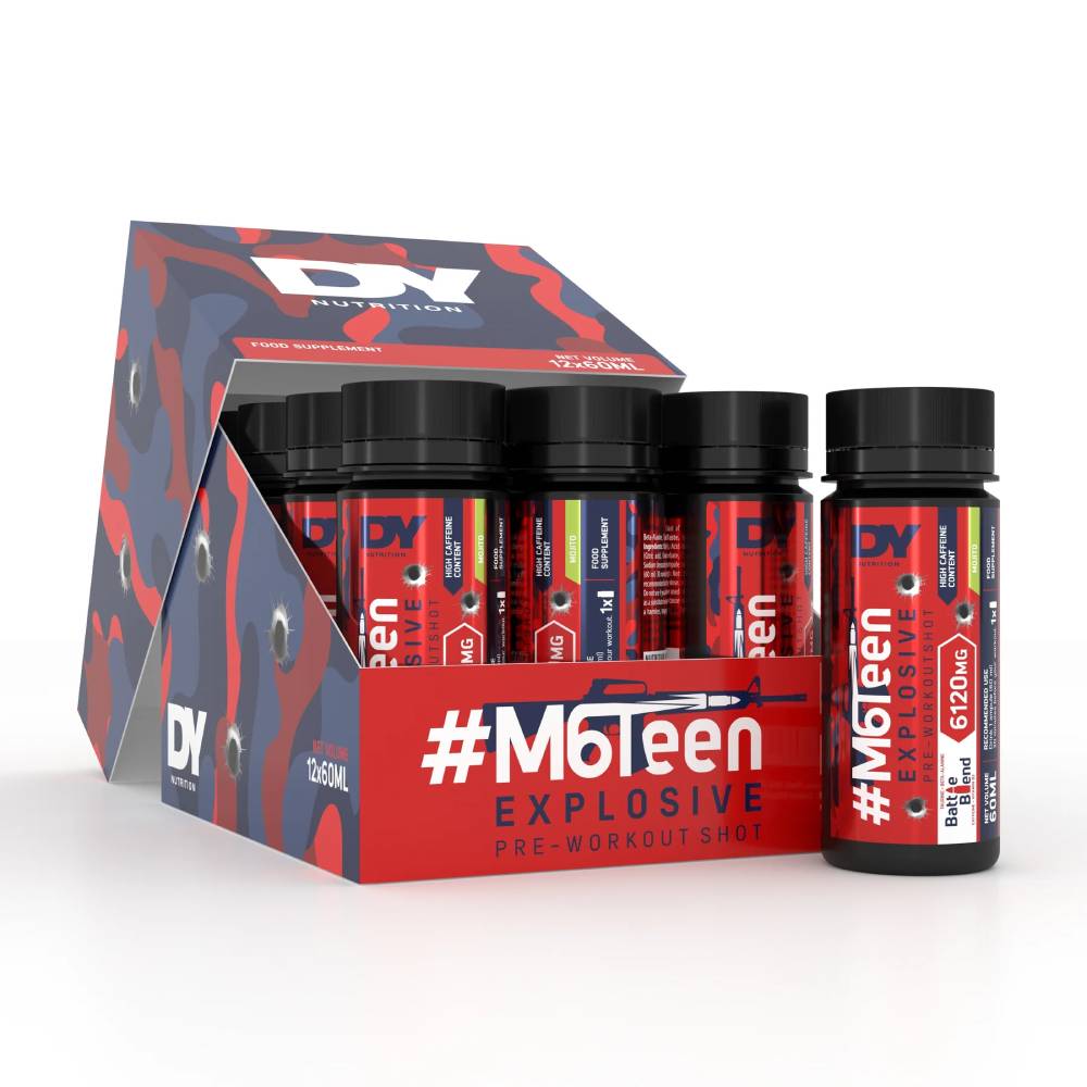 DY Nutrition | #M6Teen Shot 60ml, Dorian Yates, Supliment alimentar pre-workout 0