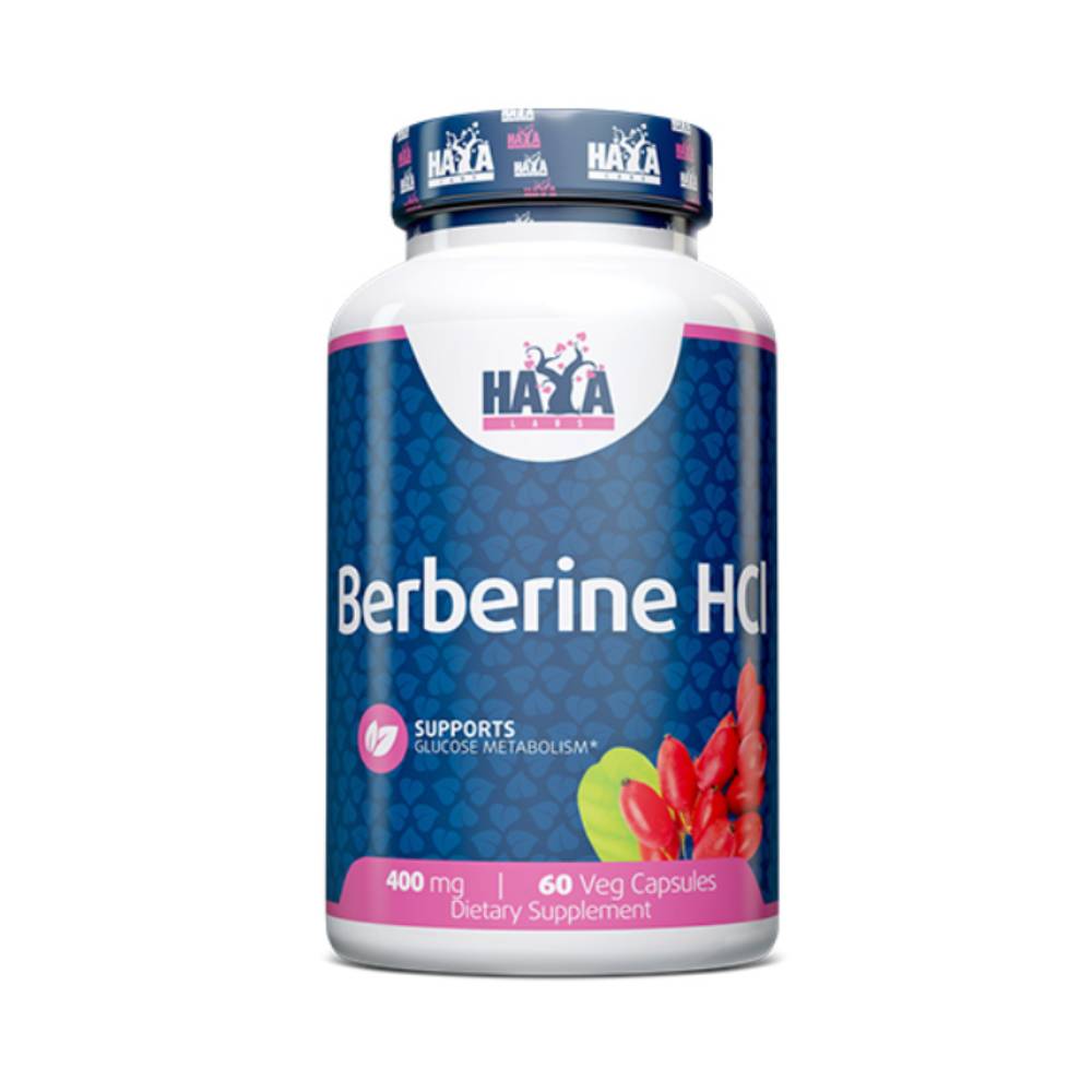 Scadere in greutate 100% Berberina HCl 400mg, 60 capsule, Haya Labs, Supliment alimentar slabire 1