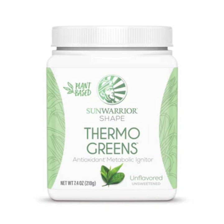 Arzatoare de grasimi | Shape Thermo Greens pudra, 210g, Sunwarrior, Superalimente verzi cu rol de ardere grasimi 0