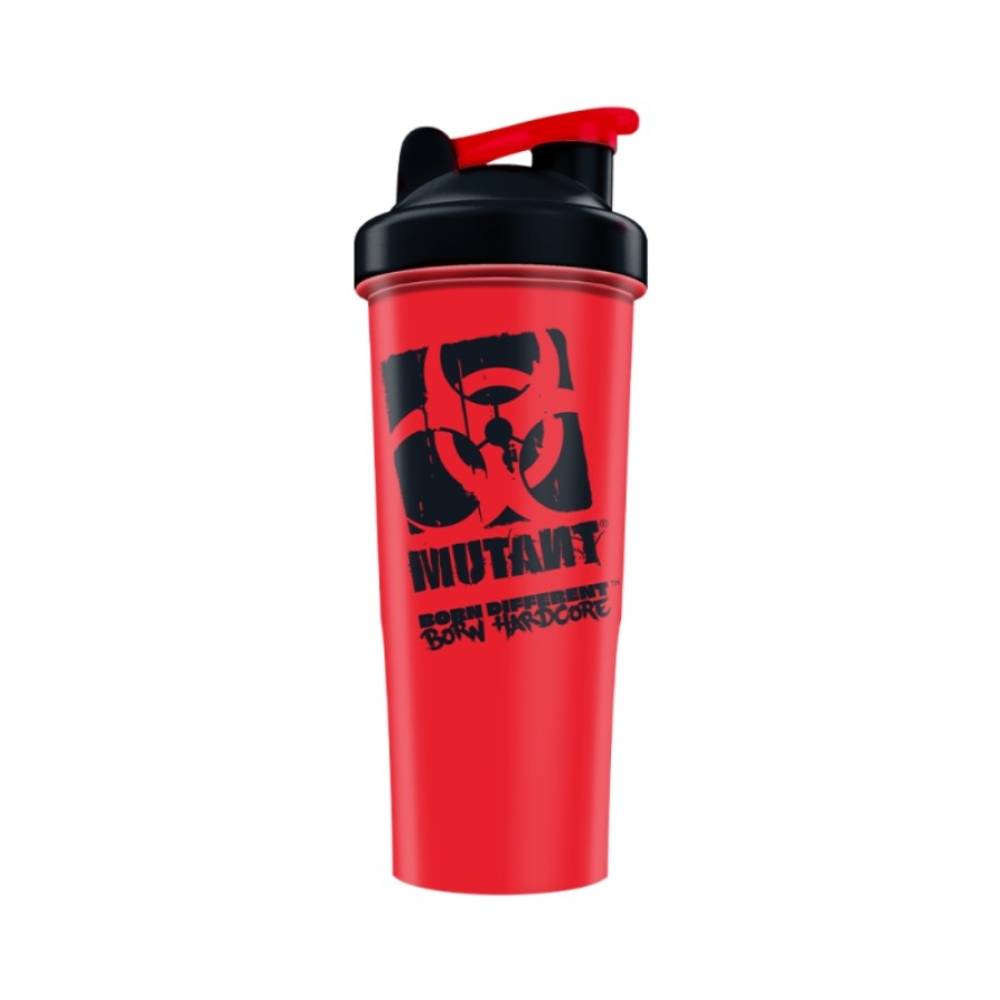 Black Friday - Reduceri Shaker Born Hardcore Deluxe, 1L, Mutant, Accesoriu fitness Red Promotie 2