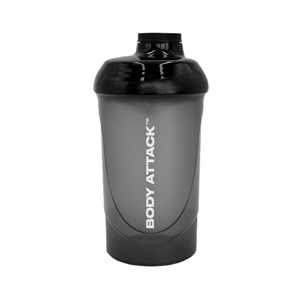 Black Friday - Reduceri Shaker de Proteine, 600ml, Body Attack, Accesoriu fitness Black Promotie 1