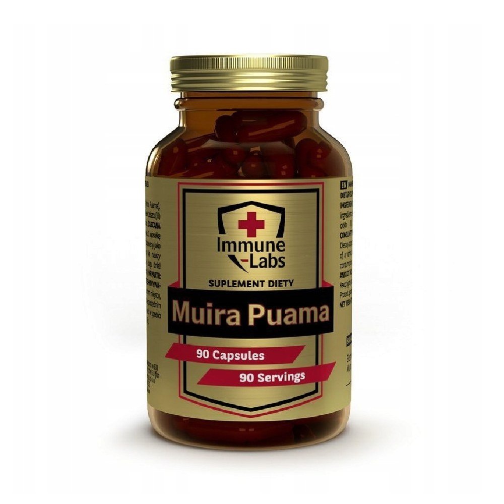 Immune Labs | Muira Puama 400mg, 90 capsule, Immune Labs, Supliment stimulator hormonal 0