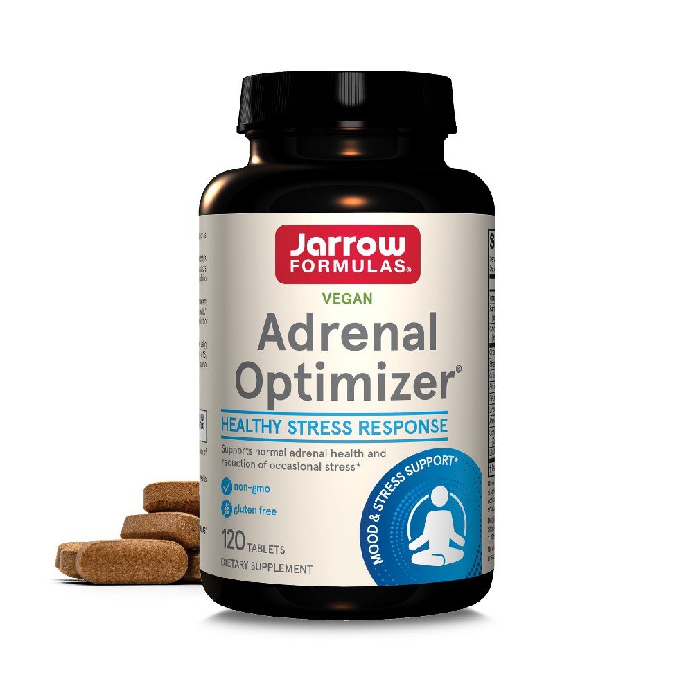 Suplimente antistres | Adrenal Optimizer, 120 tablete, Jarrow Formulas, Supliment alimentar pentru reducerea stresului 0