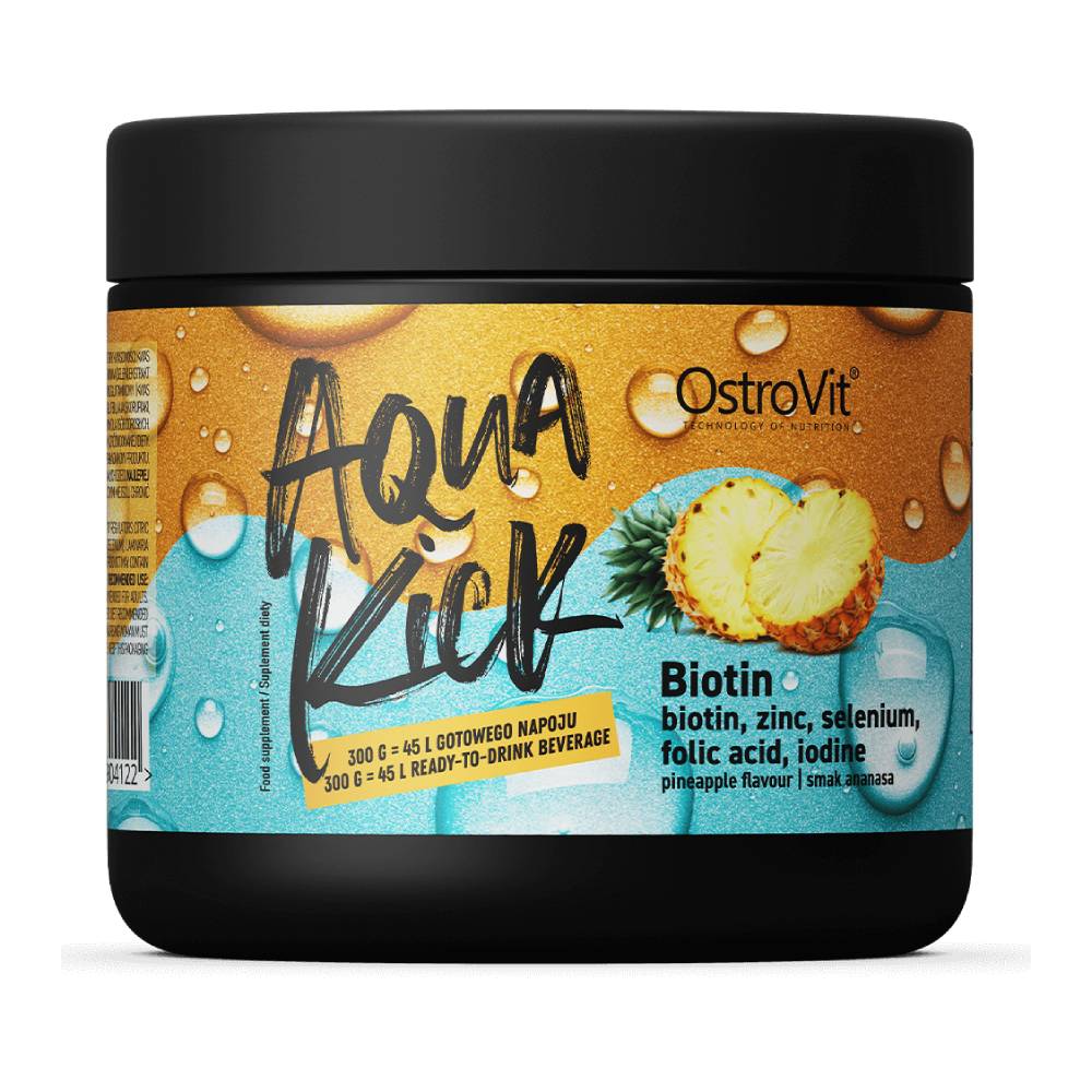 Minerale | Aqua Kick Biotina pudra, 300g, Ostrovit, Supliment alimentar pentru sanatate 0