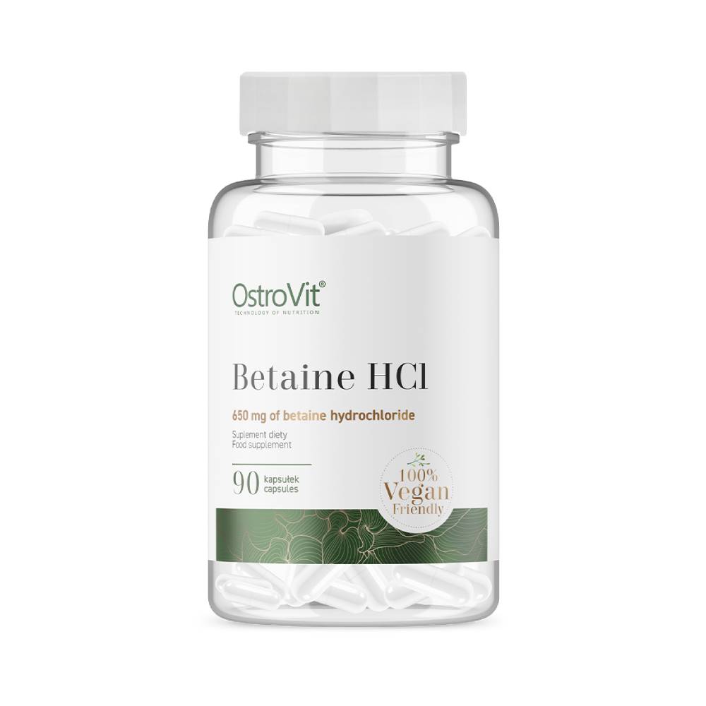 Digestie | Betaina HCI VEGE, 90 capsule, Ostrovit, Supliment alimentar pentru digestie 0