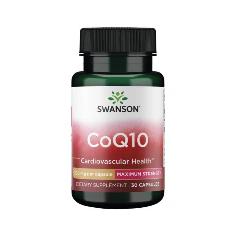 Black Friday - Reduceri CO Q10 Maximum Strength 200mg, 30 capsule, Swanson, Supliment antioxidanti sportivi Promotie 1