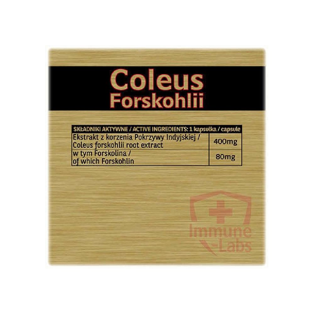 Black Friday - Reduceri Coleus Forskohlii, 90 capsule, Immune Labs, Supliment alimentar pentru scadere in greutate Promotie 2