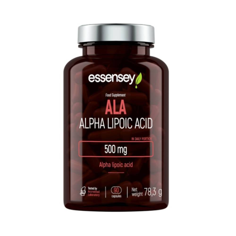 Black Friday - Reduceri ALA 500mg, 90 capsule, Essensey, Acid alfa - lipoic Promotie 1