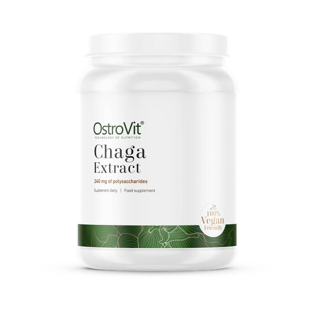 undefined | Extract de ciuperca Chaga pudra, 50g, Ostrovit, Supliment alimentar pentru sanatate 0