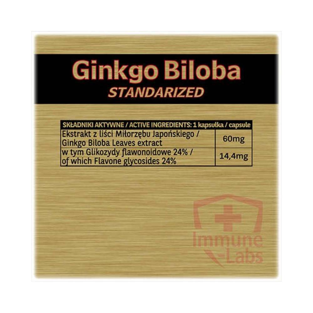 Black Friday - Reduceri Extract de Ginkgo Biloba, 150 capsule, Immune Labs, Supliment alimentar pentru sanatate Promotie 2