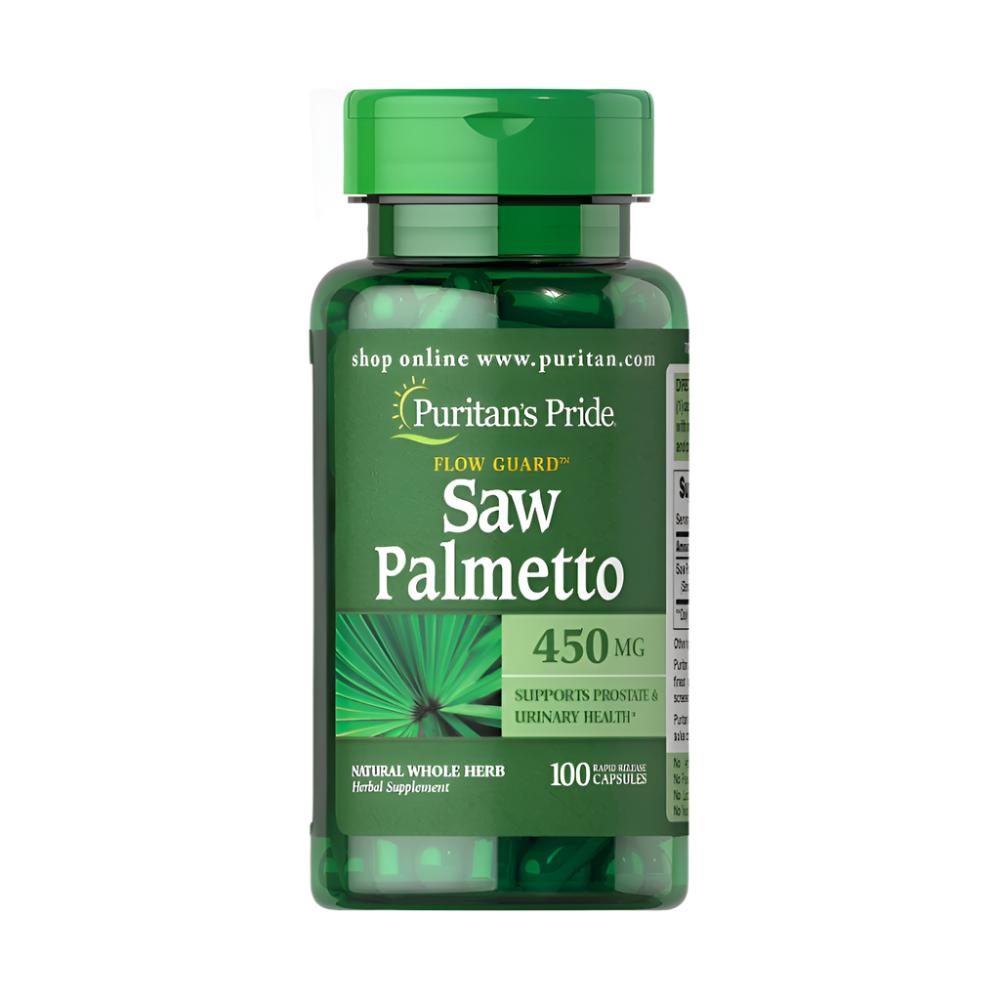 Black Friday - Reduceri Extract de Saw Palmetto 450mg, 100 capsule, Puritan's Pride, Supliment sanatate barbati Promotie 1