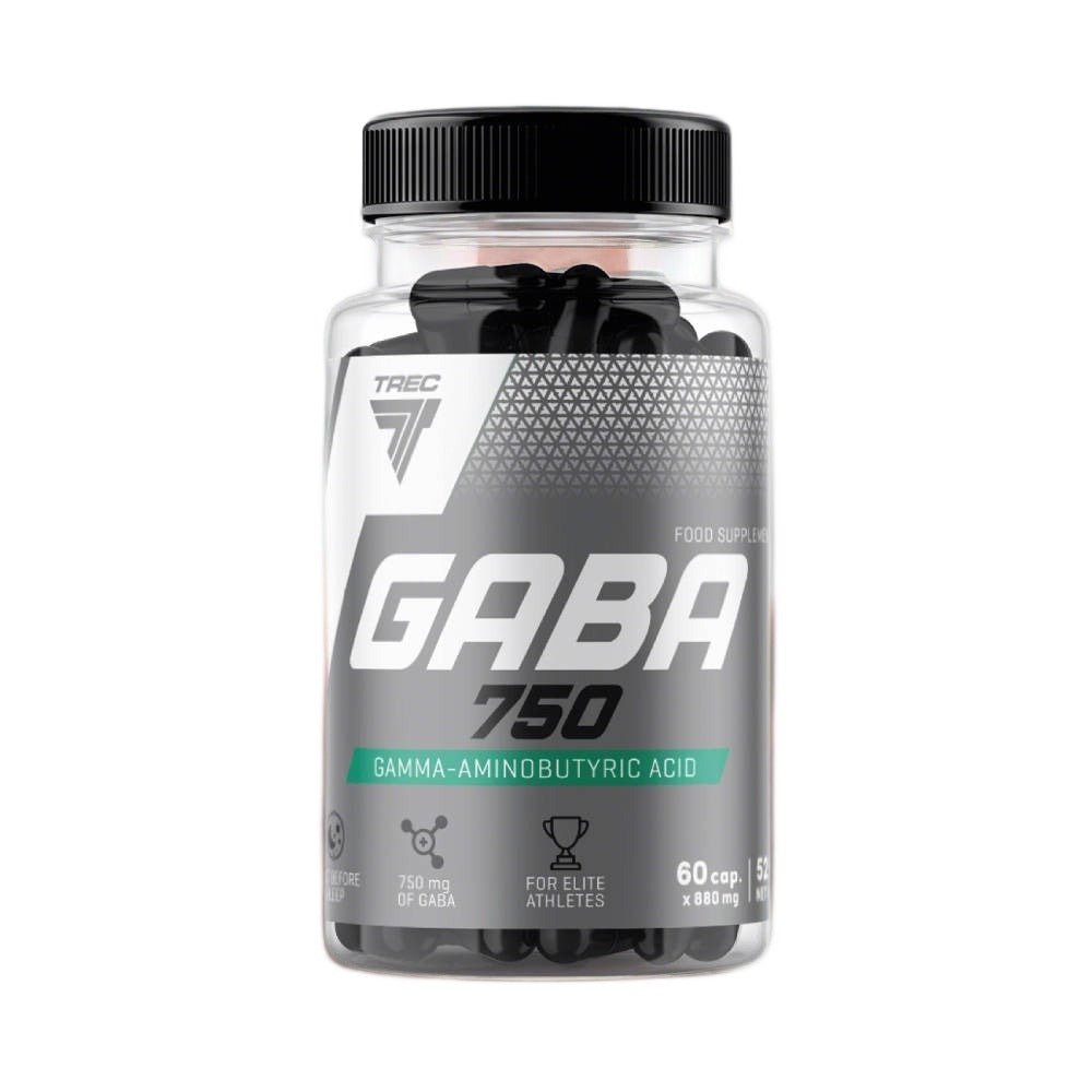 Black Friday - Reduceri GABA 750 60 capsule, Trec Nutrition, Acid gamma - aminobutiric Promotie 1