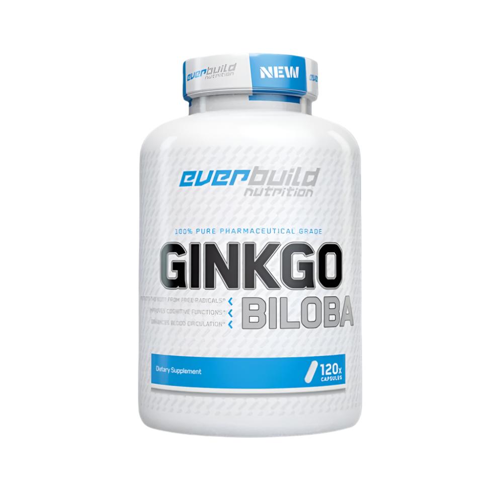 undefined | Ginkgo Biloba 120 capsule, Everbuild Nutrition, Supliment alimentar pentru sanatate 0