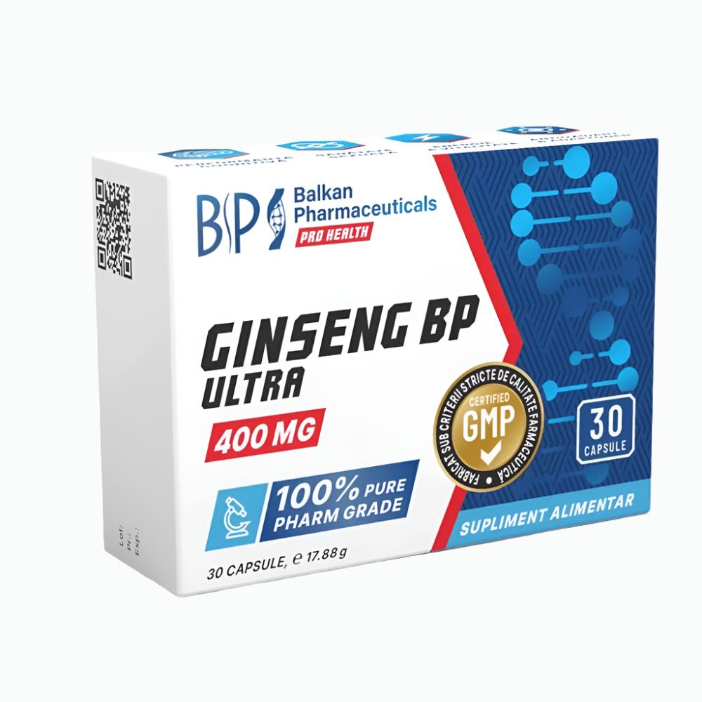 Black Friday - Reduceri Ginseng BP 400mg, 30 capsule, Balkan Pharmaceuticals, Supliment alimentar pentru sanatate Promotie 1