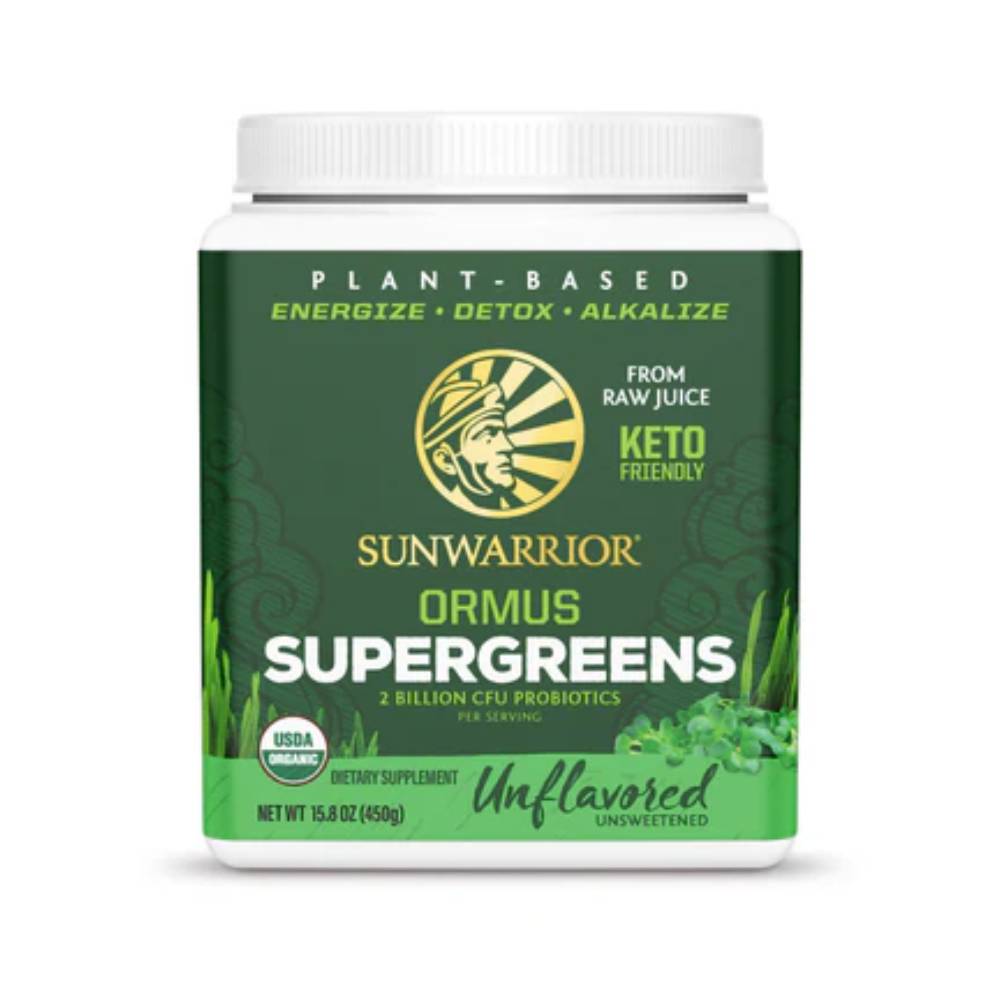 Dieta Keto | Ormus Supergreens pudra, 225g, Sunwarrior, Superalimente verzi 0