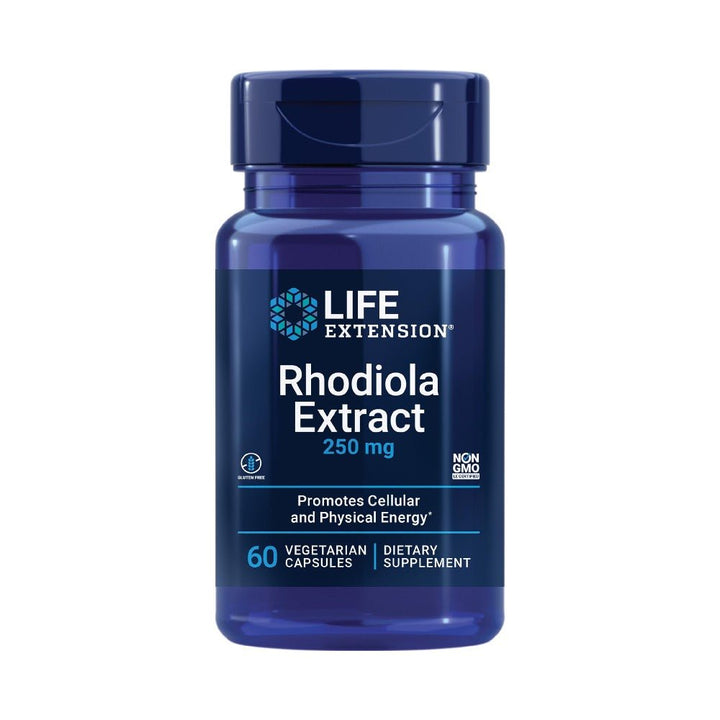 Black Friday - Reduceri Rhodiola Extract 250mg, 60 capsule, Life Extension, Supliment alimentar pentru sanatate Promotie 1