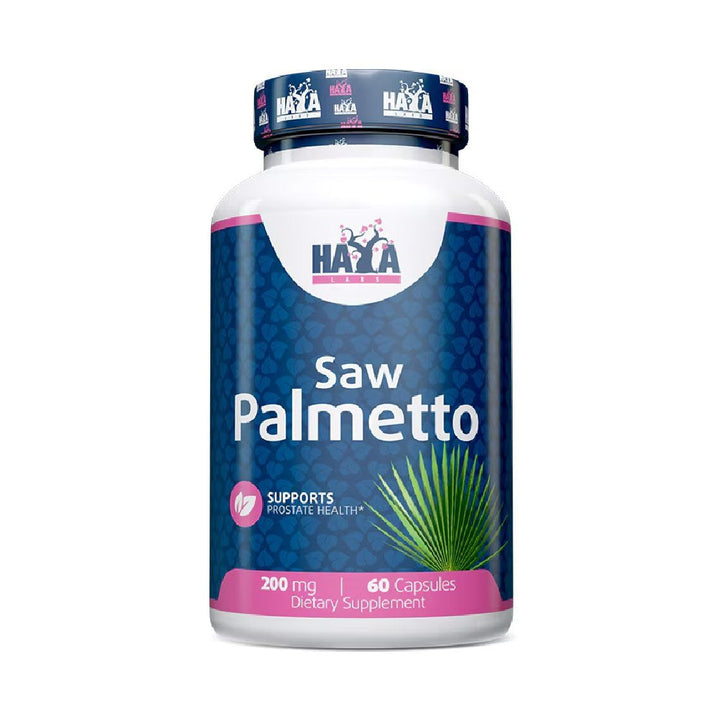 Black Friday - Reduceri Saw Palmetto 200mg, 60 capsule, Haya Labs, Supliment alimentar pentru sanatate Promotie 1