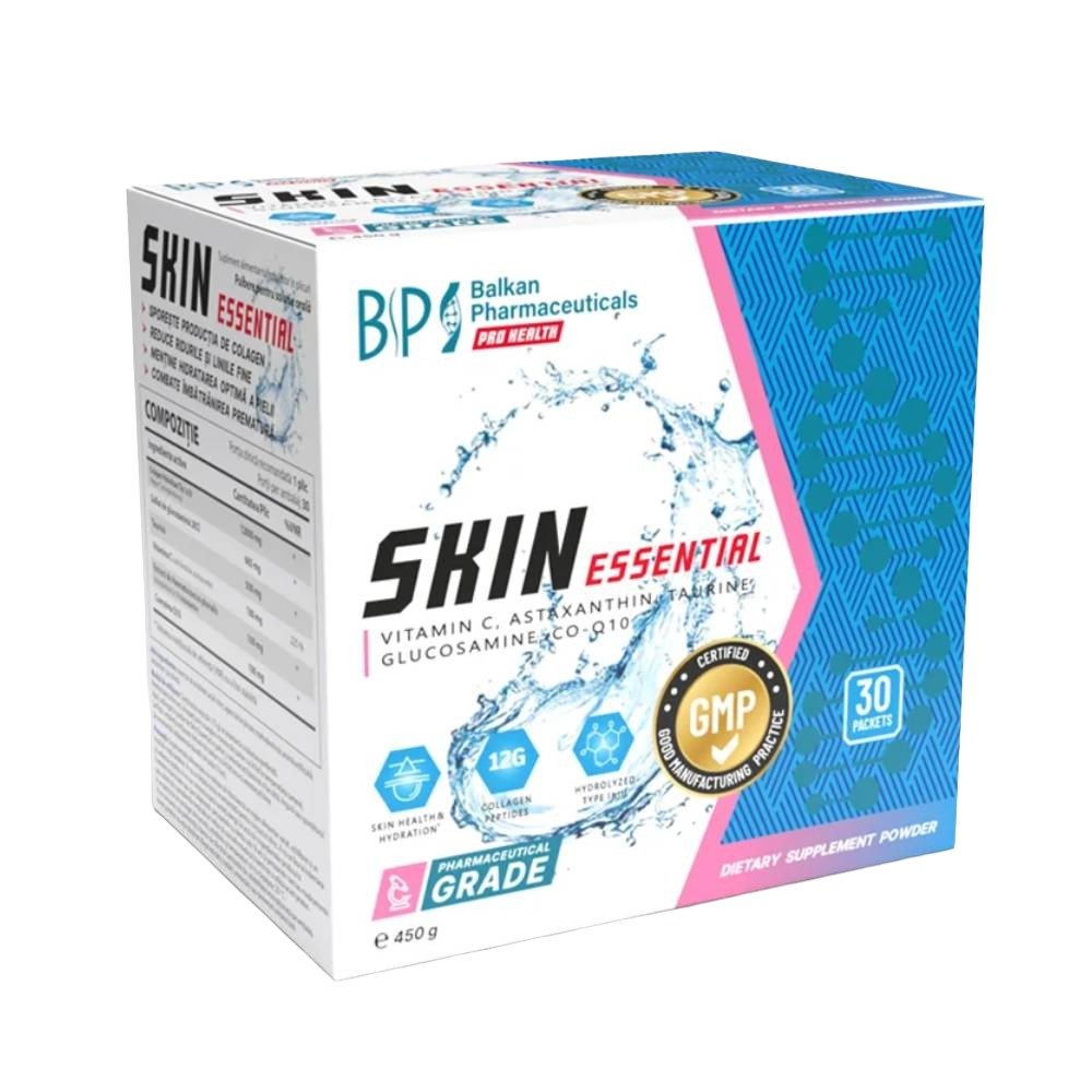 Black Friday - Reduceri Skin Essential 30 plicuri (450g), Balkan Pharmaceuticals, Supliment alimentar pentru piele Cranberry Promotie 1