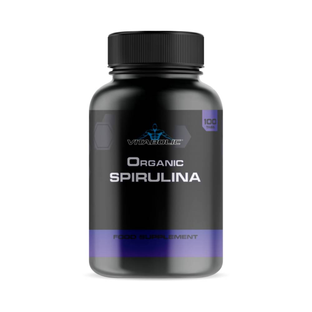 Suplimente sanatate Spirulina organica, 100 tablete, Vitabolic, Supliment alimentar pentru sanatate 1