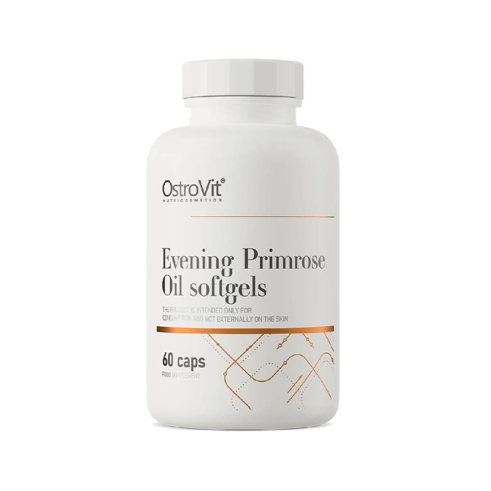 Decembrie la SUPER PRET | Evening Primrose Oil, 60 capsule, Ostrovit, Ulei de primula + Vitamina E 0