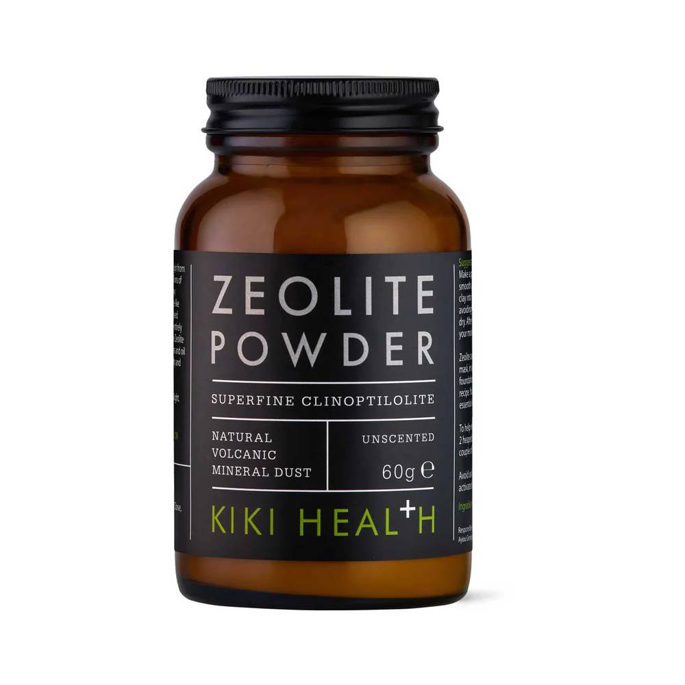 undefined | Zeolit natural pudra, 60g, Kiki Health, Produs pentru uz extern cu rol de detoxifiere 0