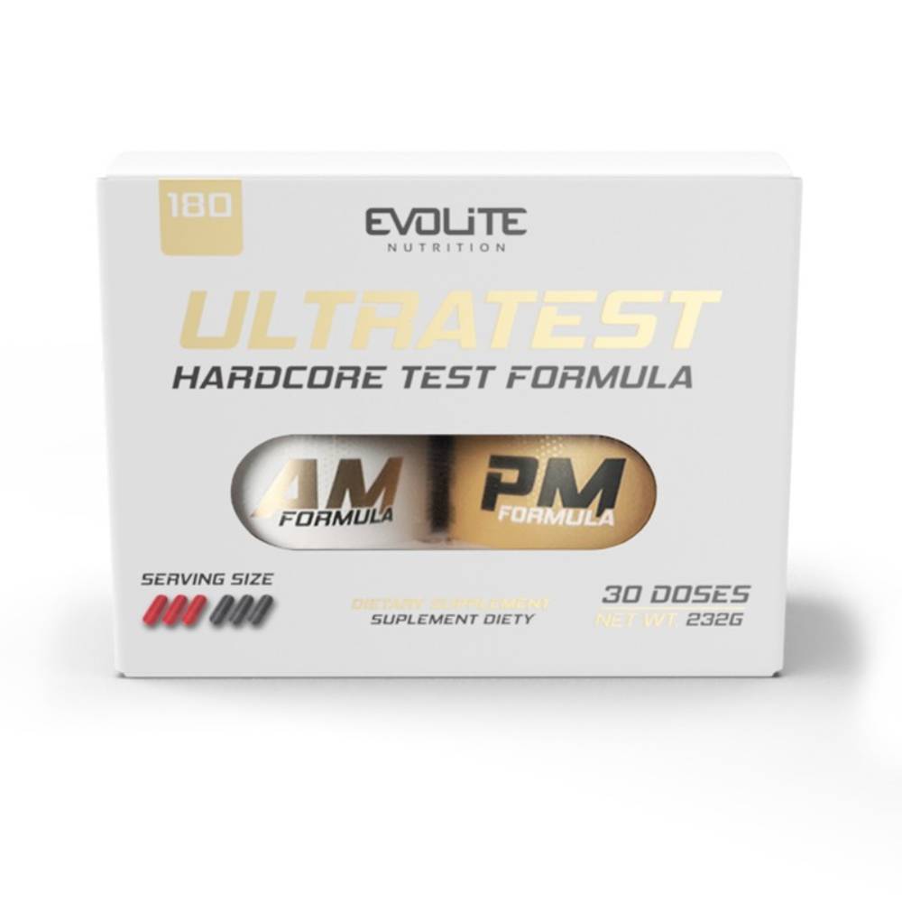 Testosteron Ultra Test 180 capsule, Evolite Nutrition, Supliment stimulator testosteron 1