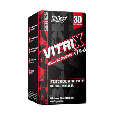 Suplimente sanatate sexuala | Vitrix with NTS-6, 60 capsule, Nutrex, Stimulator testosteron 0