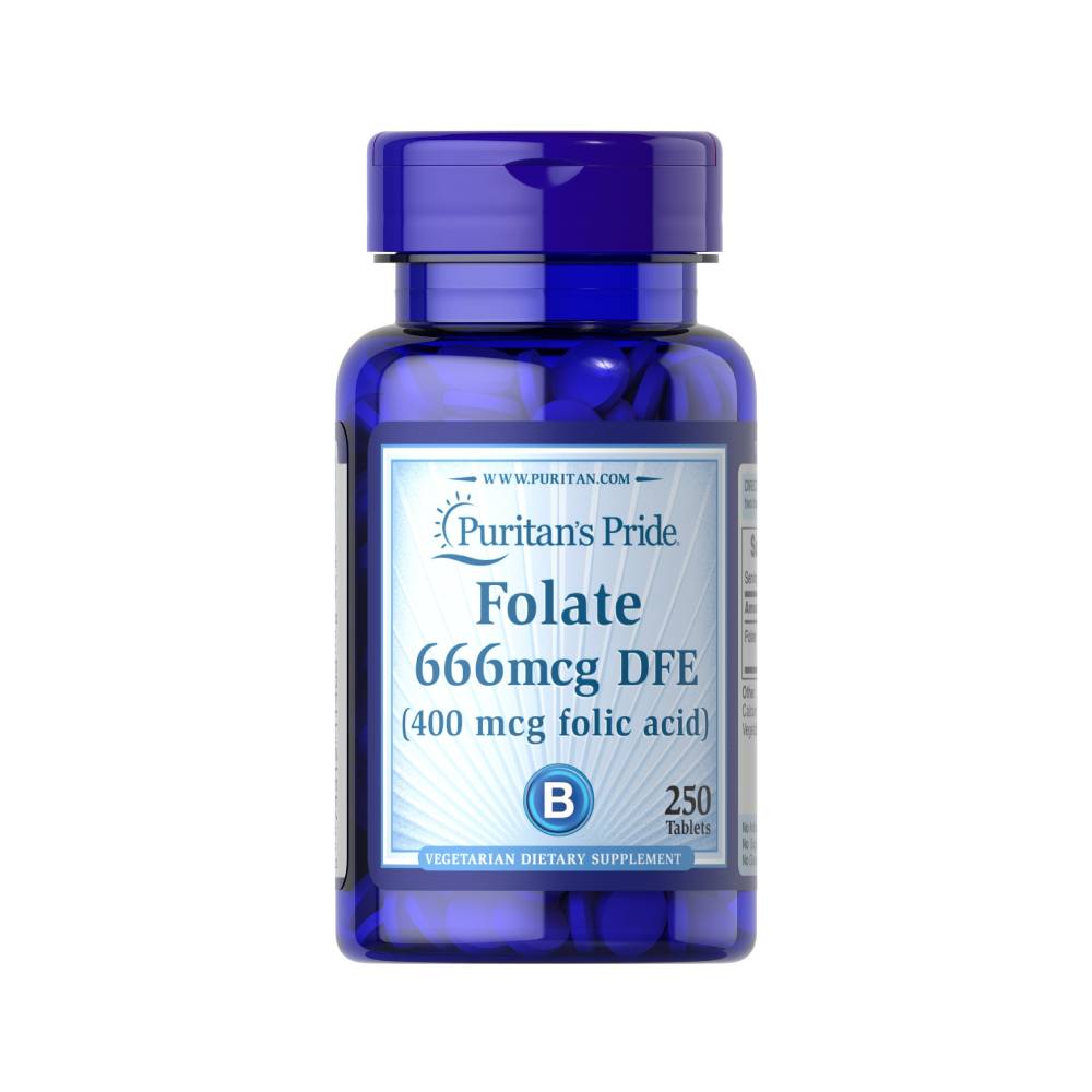 Puritan's Pride | Acid Folic, 250 tablete, Puritan's Pride, Supliment alimentar pentru sanatate 0