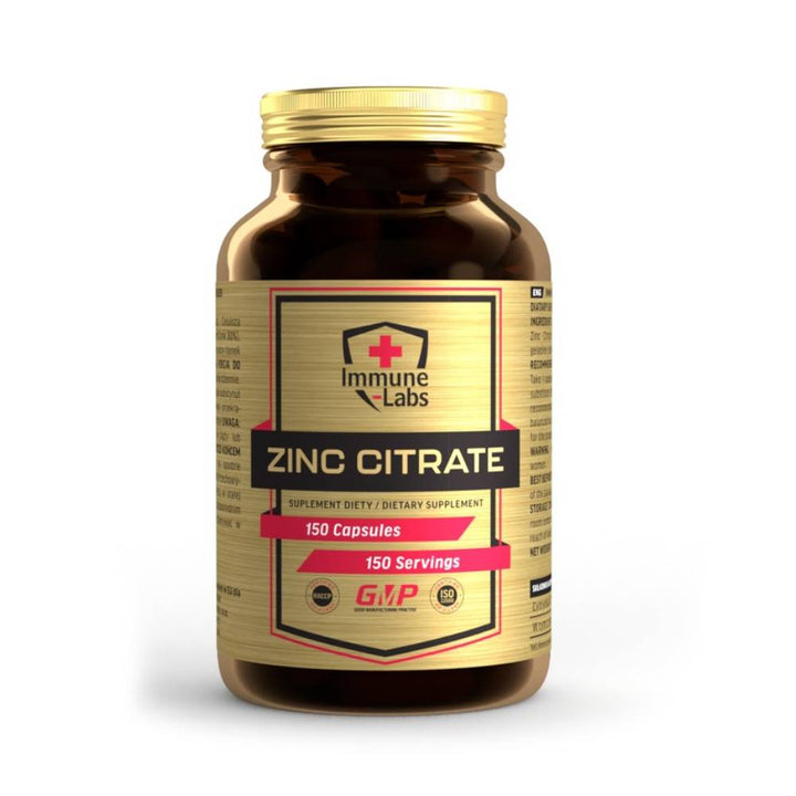 Stimulatoare testosteron | Citrat de Zinc, 150 capsule, Immune Labs, Supliment alimentar pentru sanatate 0