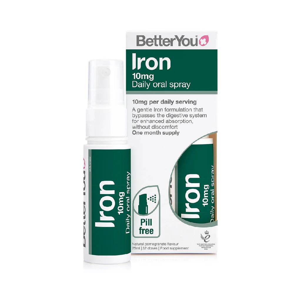 Black Friday - Reduceri Fier 10, 25ml, BetterYou, Spray oral cu aroma de rodie Promotie 1