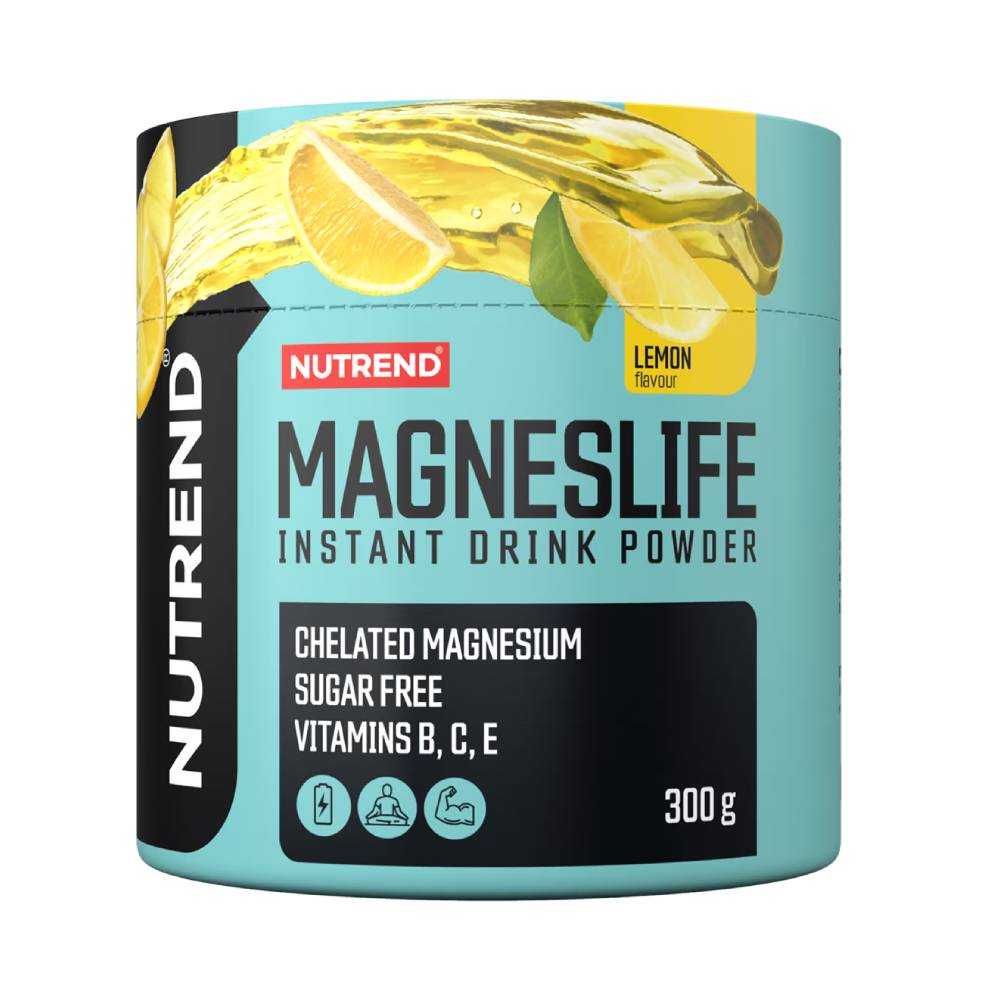 Minerale | Magneslife pudra, 300g, Nutrend, Supliment alimentar magneziu 1