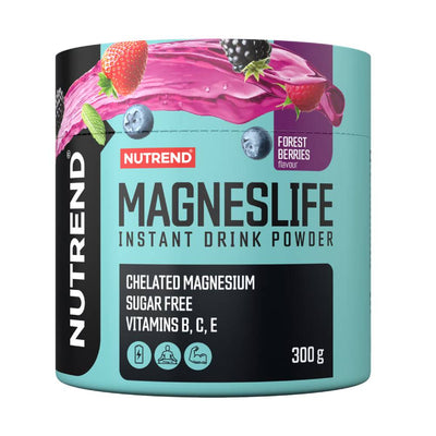 Minerale | Magneslife pudra, 300g, Nutrend, Supliment alimentar magneziu 0
