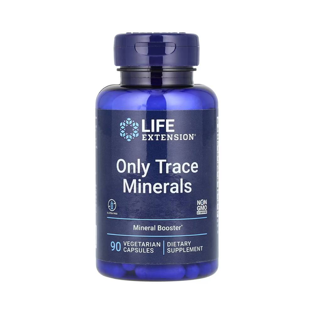 Minerale | Only Trace Minerals, 90 capsule, Life Extension, Complex de minerale 0