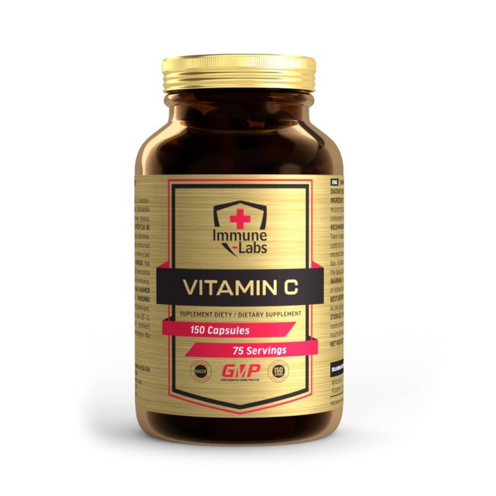 Vitamine | Vitamina C 500mg, 150 capsule, Immune Labs, Supliment alimentar pentru imunitate 0