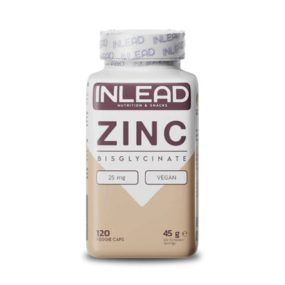 Vitamine si minerale Zinc bisglicinat 120 capsule, Inlead, Supliment alimentar pentru sanatate 1