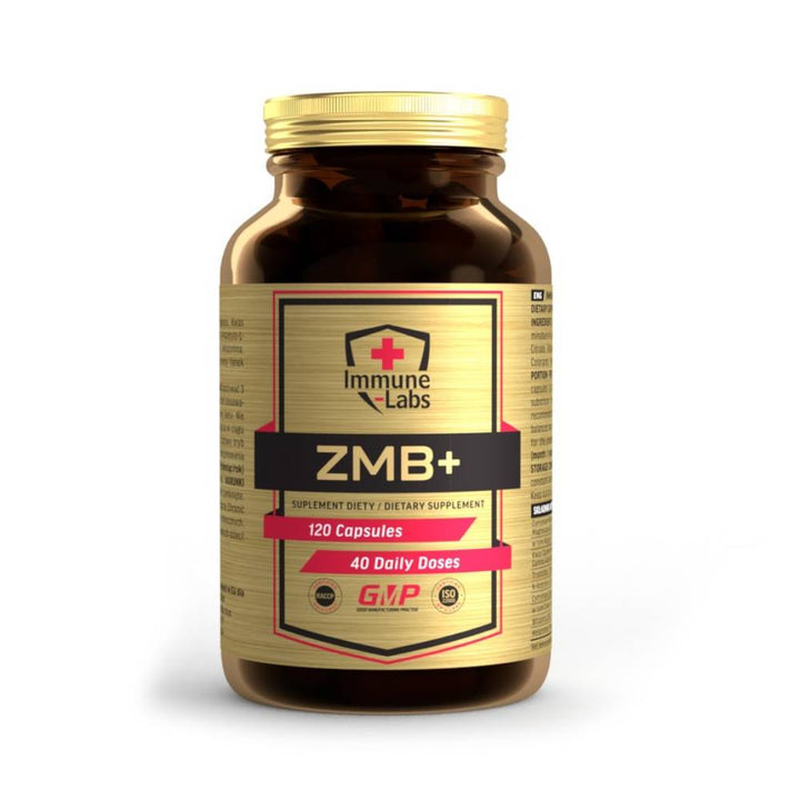 Stimulatoare testosteron | ZMB+, 120 capsule, Immune Labs, Zinc, Magneziu si Vitamina B6 0