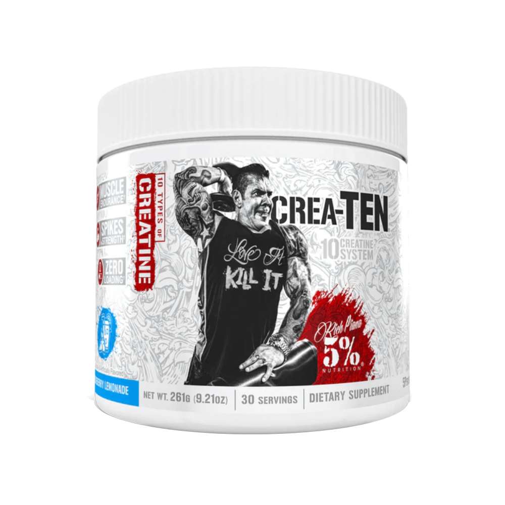 Black Friday - Reduceri Crea - Ten, 225g, pudra, 5% Rich Piana, Supliment alimentar pe baza de creatina Mango Pineapple Promotie 1