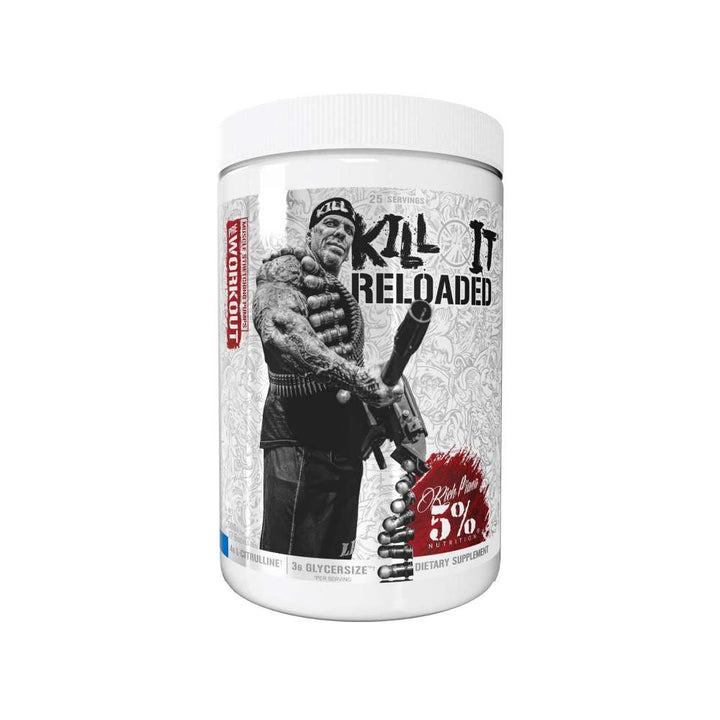 Pre-workout | Kill It Reloaded, pudra, 513g, 5% Rich Piana, Supliment alimentar pre-workout cu cofeina 0