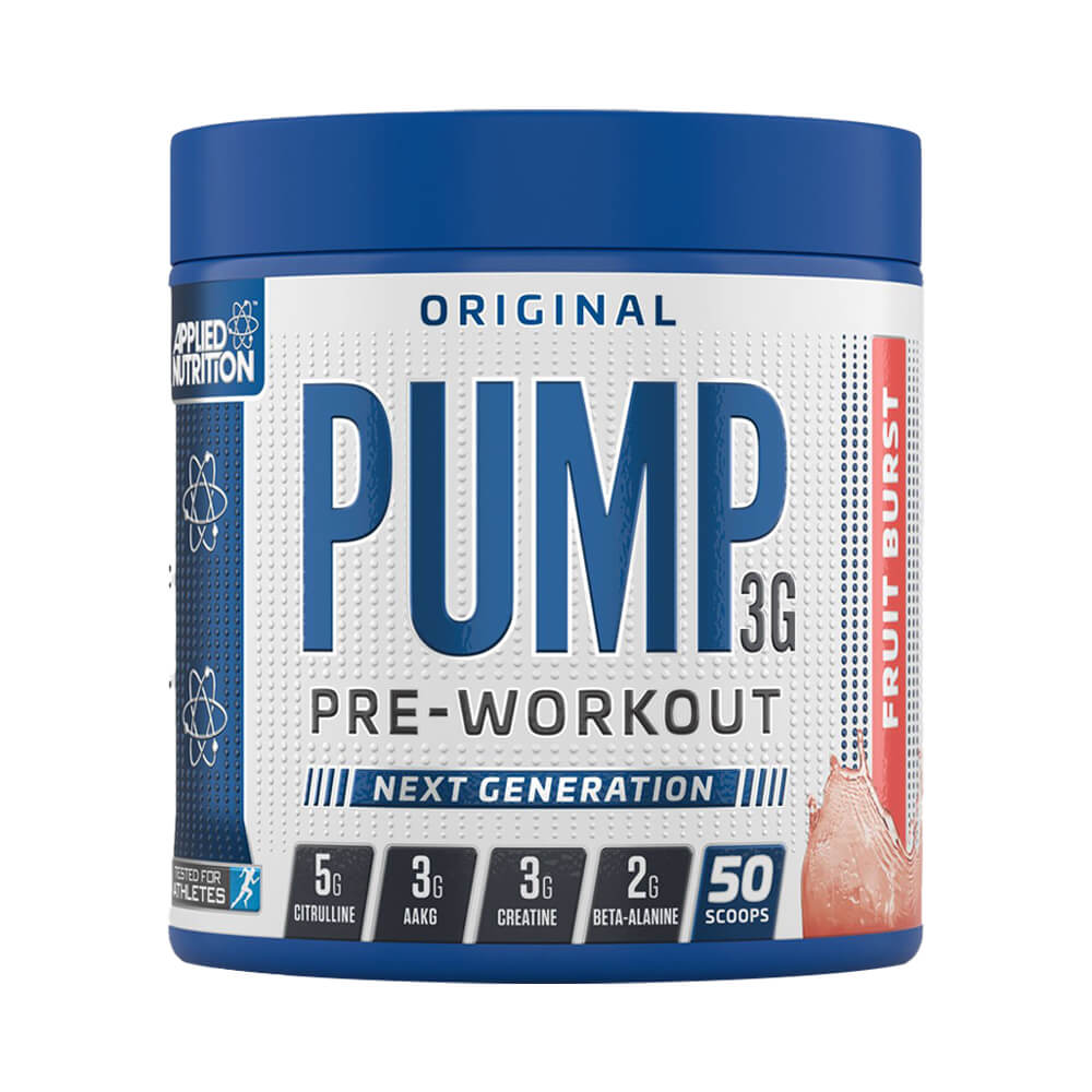 Black Friday - Reduceri Pump 3g, pudra, 375g, Applied Nutrition, Supliment alimentar pre - workout cu cofeina Fruit Burst Promotie 2