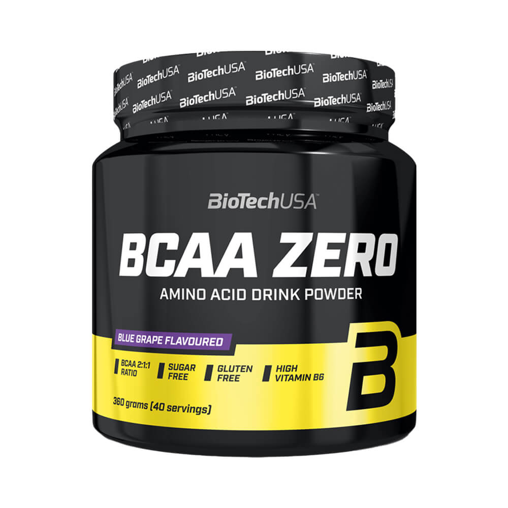 Black Friday - Reduceri BCAA Zero 350g, pudra, Biotech USA, Aminoacizi fara zahar Blue Grape Promotie 2