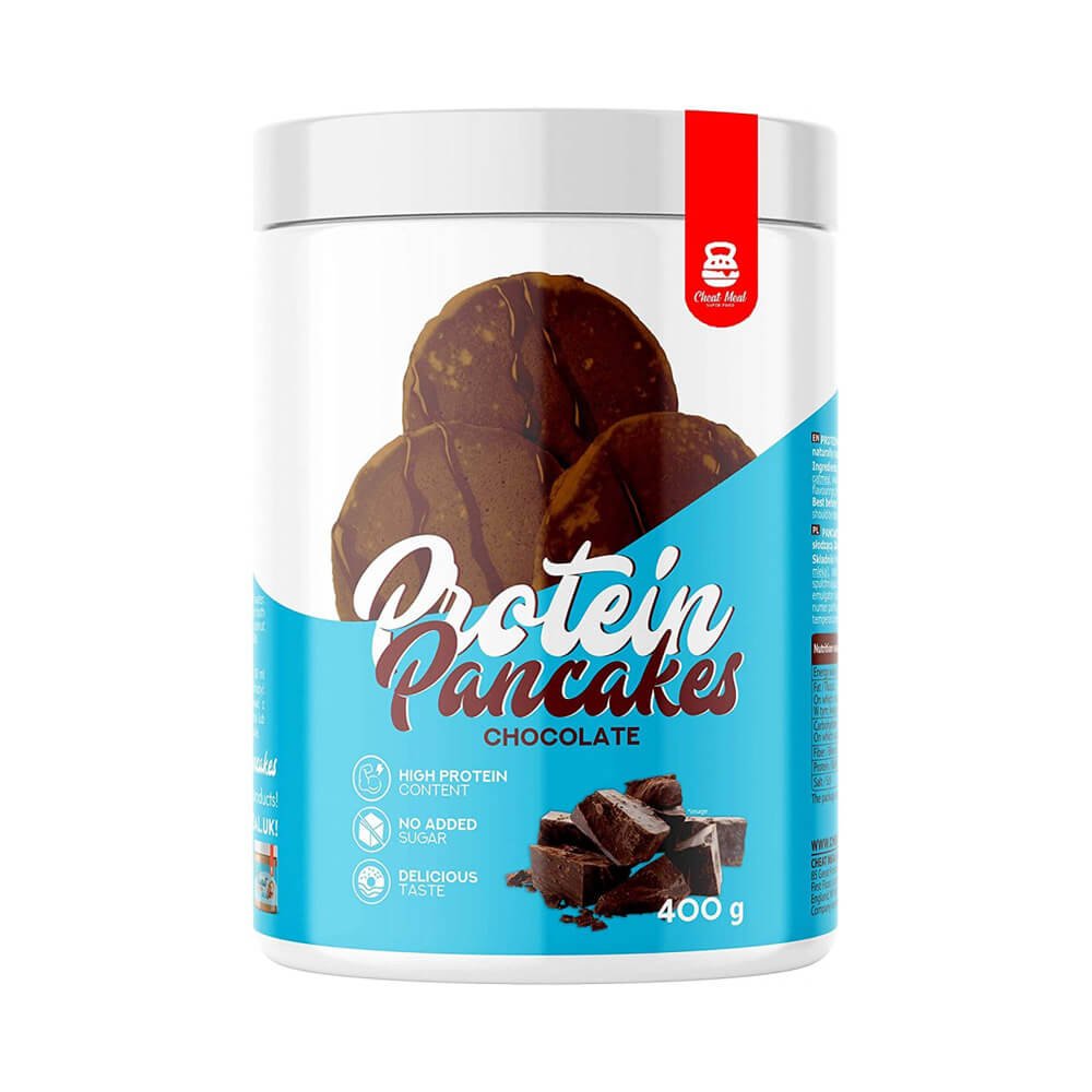 Black Friday - Reduceri Clatite proteice, pudra, 400g, Cheat Meal, Fara zahar adaugat Strawberry Promotie 1